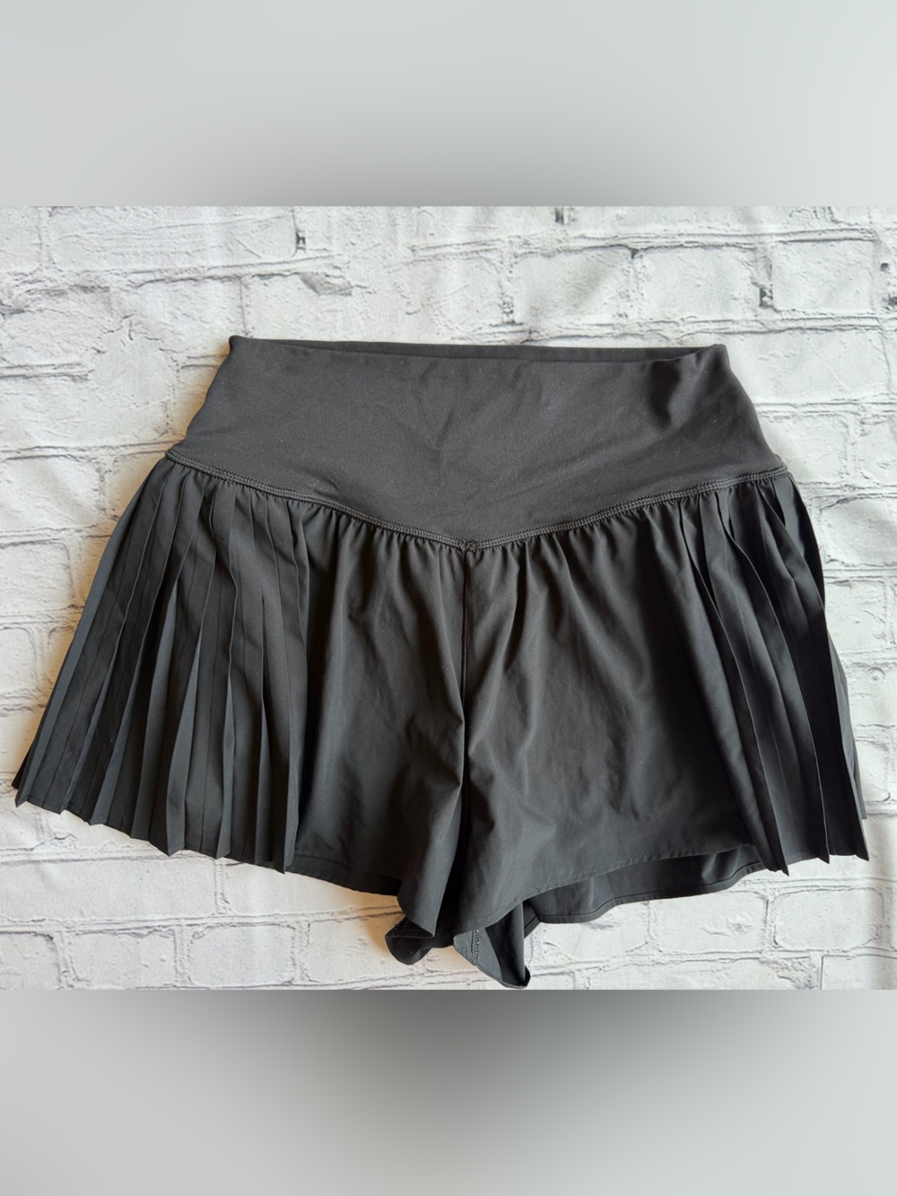 Offline By Aerie Skirt Skirt Tennis Large Black Athletic Gym Running Sporty EUC